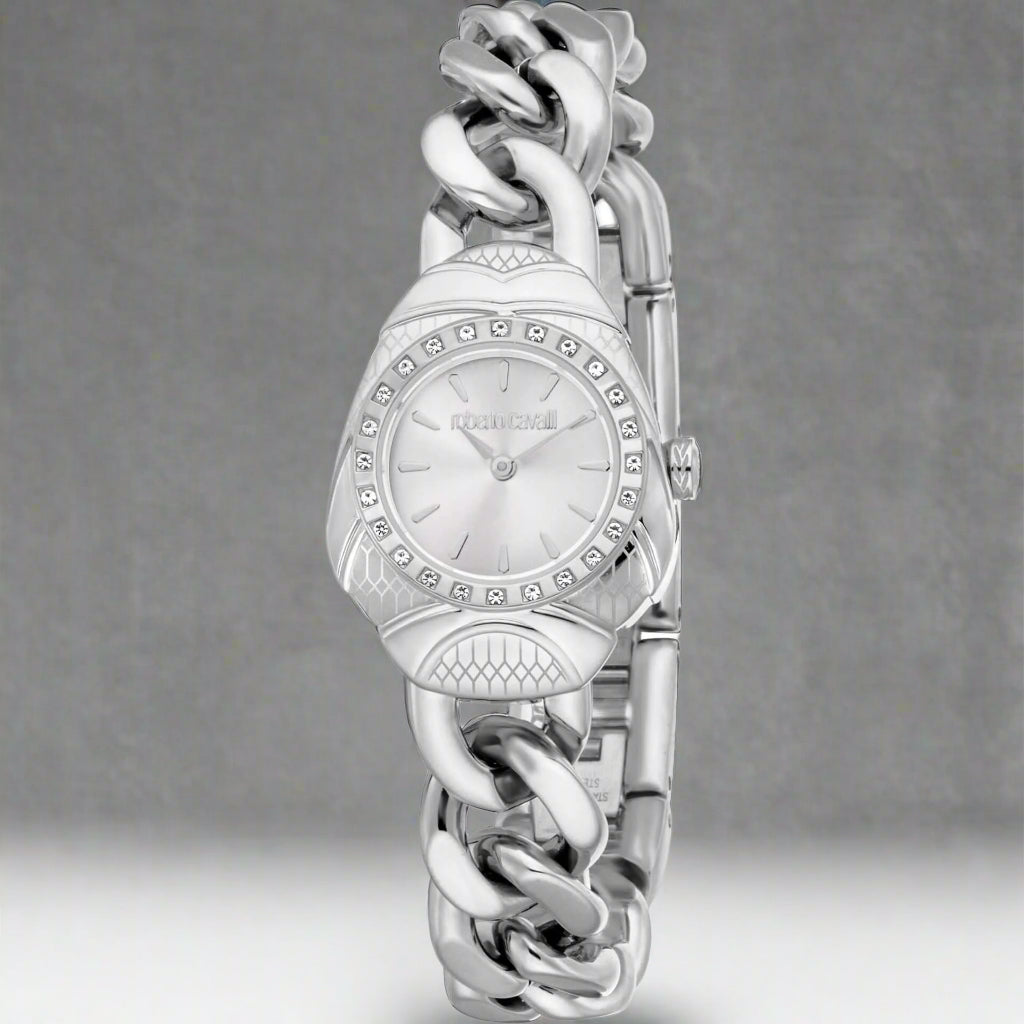Roberto Cavalli silver watch