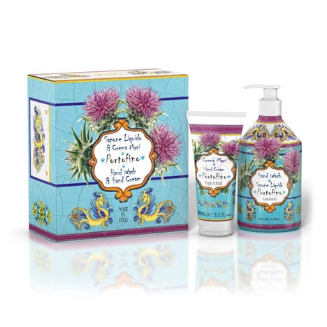 Le Maioliche Art Edition Gift Set: Portofino Liquid Soap &amp; Hand Cream