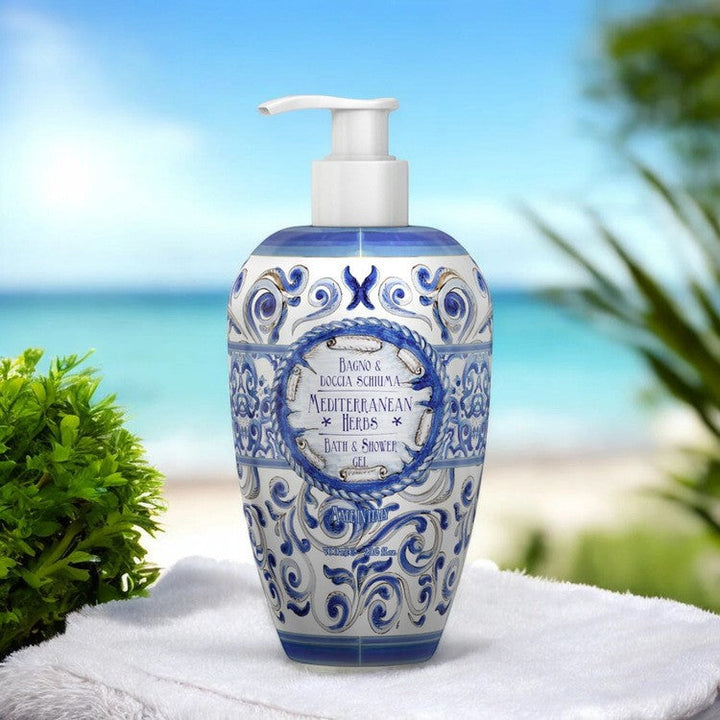 Le Maioliche MEDITERRANEAN HERBS Bath &amp; Shower Gel 700 ml