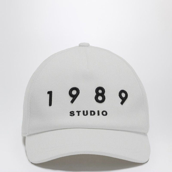 1989 STUDIO Striped Baseball Patch Cap