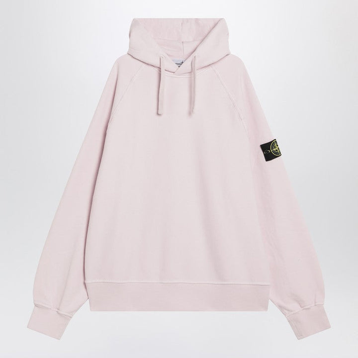 Stone Island Light Pink Hooded Sweatshirt Men