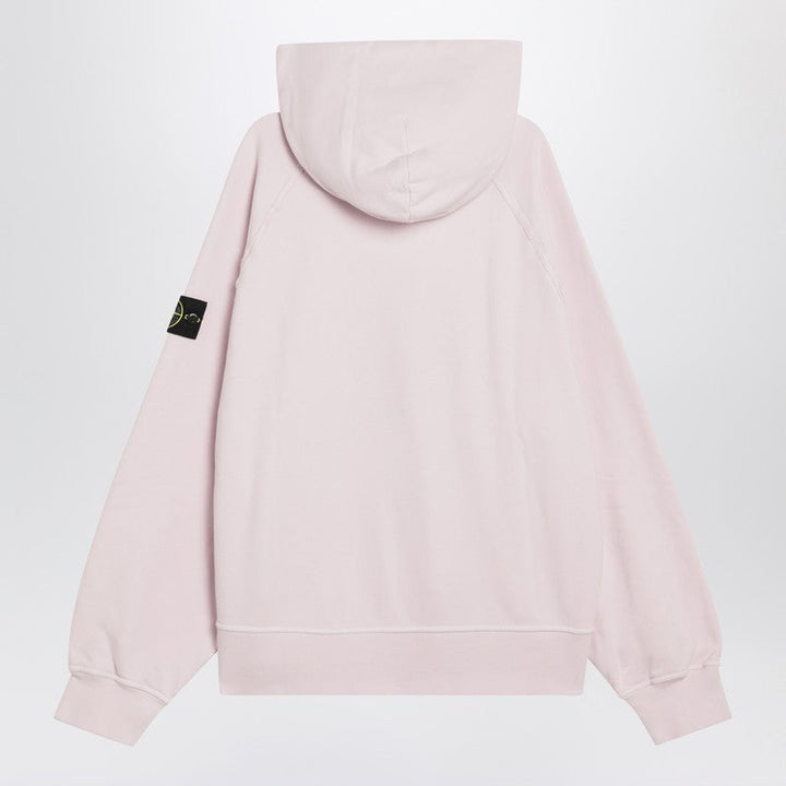 Stone Island Light Pink Hooded Sweatshirt Men