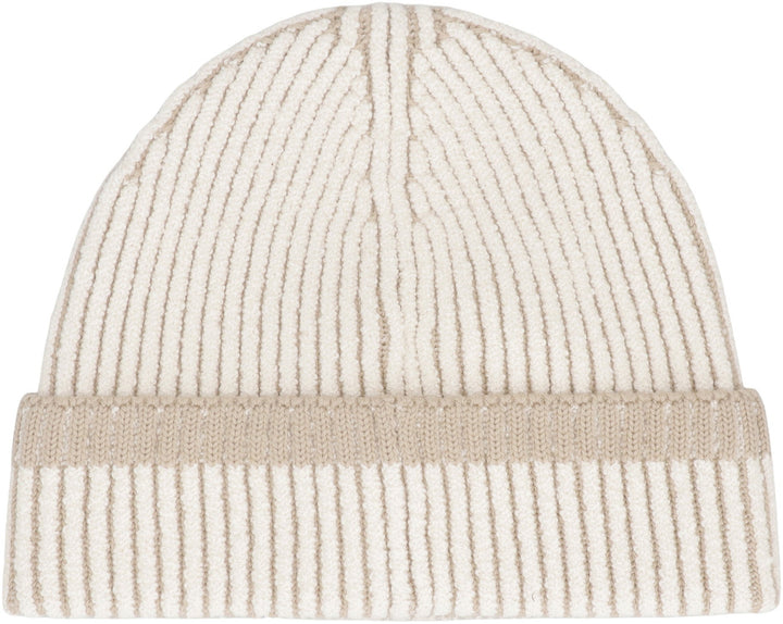 STONE ISLAND Ribbed Knit Hat - Men&