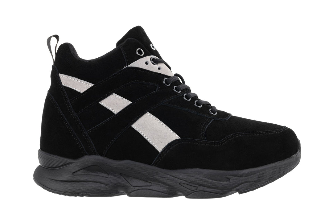 CALTO - S33594 - 4 Inches Taller (Black/Grey) - Sneakers