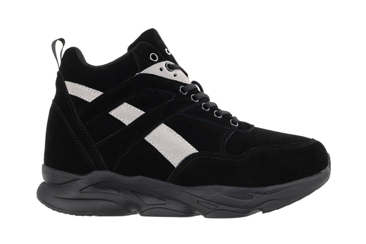 CALTO - S33594 - 4 Inches Taller (Black/Grey) - Sneakers