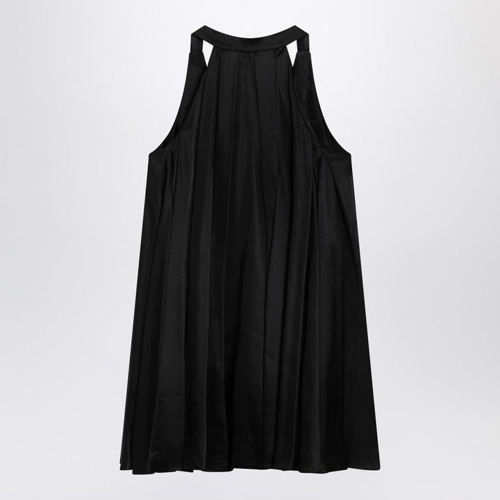 Loewe Black Viscose Trapeze Mini Dress Women