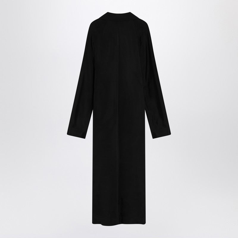 Loewe Black Viscose Belted Dress Women