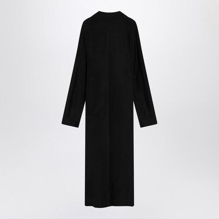 Loewe Black Viscose Belted Dress Women