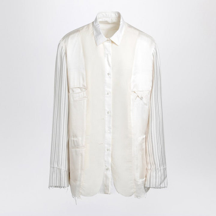 Maison Margiela Reversible Shirt Anonymity Of The Lining In Écru Men