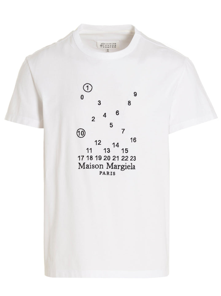 Maison Margiela Men Logo Embroidery T-Shirt