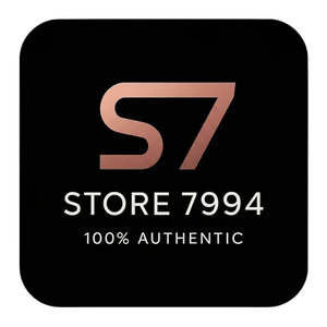 Logo of S7 with 'Store 7994' and '100% Authentic' text on a black background