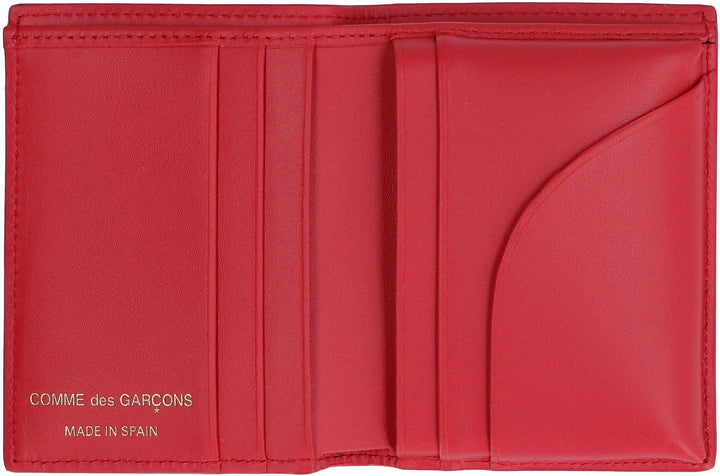 COMME DES GARÇONS WALLET Mini Polka-Dot Leather Wallet