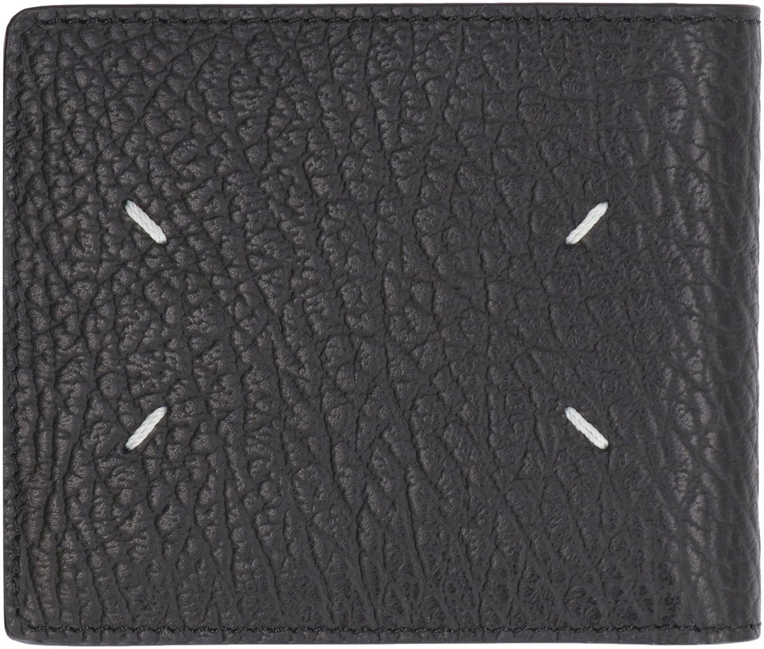 MAISON MARGIELA Mini Bi-Fold Wallet 9.5x11x1 cm