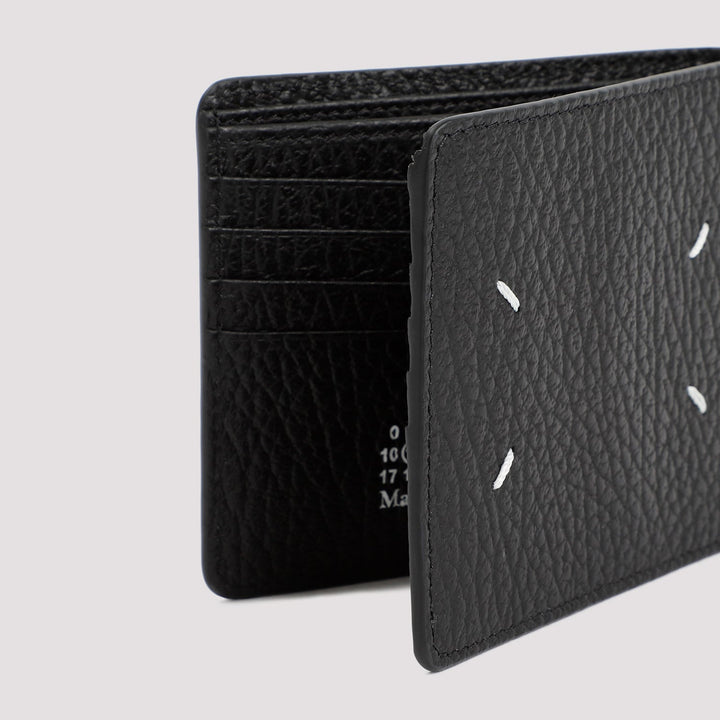 MAISON MARGIELA Mini Bi-Fold Wallet 9.5x11x1 cm