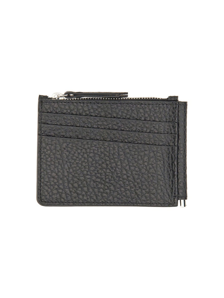 MAISON MARGIELA Mini Bi-Fold Wallet with Distinctive Seams - FW25