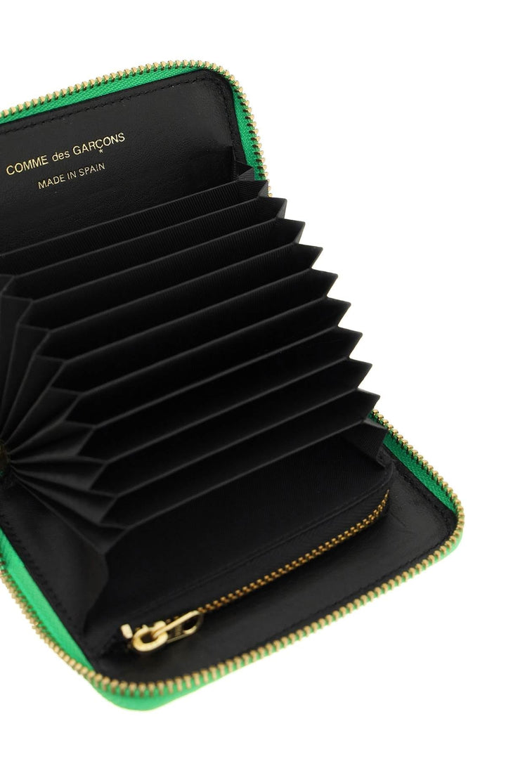 COMME DES GARÇONS WALLET Leather Ziparound Card Holder - 11.5 cm x 9 cm