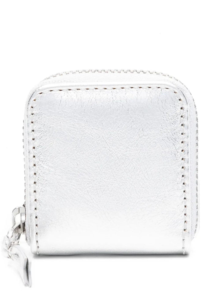 COMME DES GARÇONS PLAY Mini Wallet with Gold Line Detail