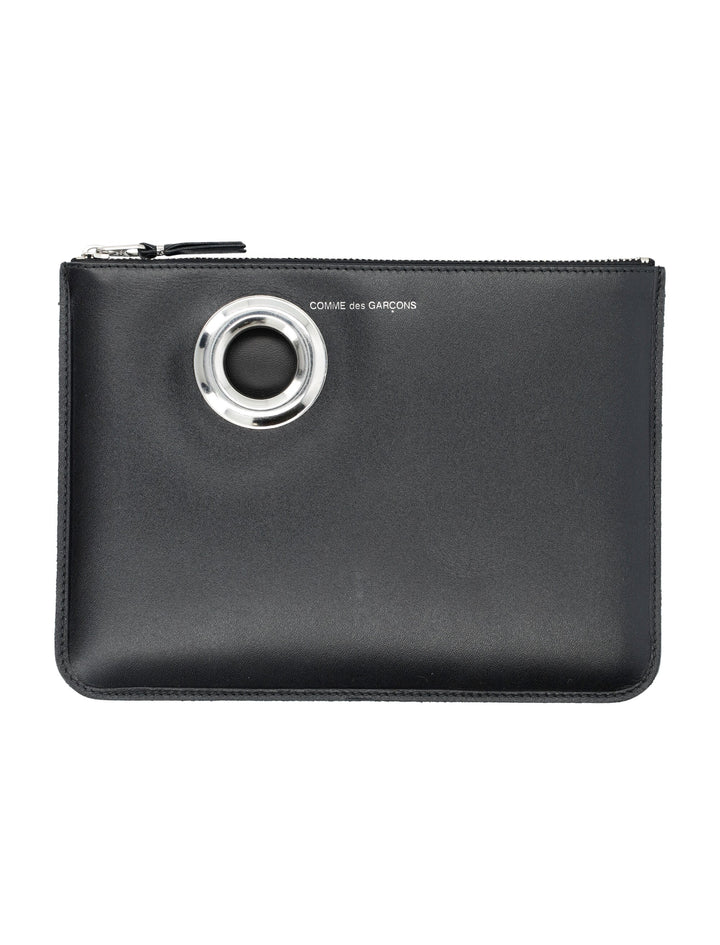 COMME DES GARÇONS WALLET Mini Eyelet Pouch Handbag