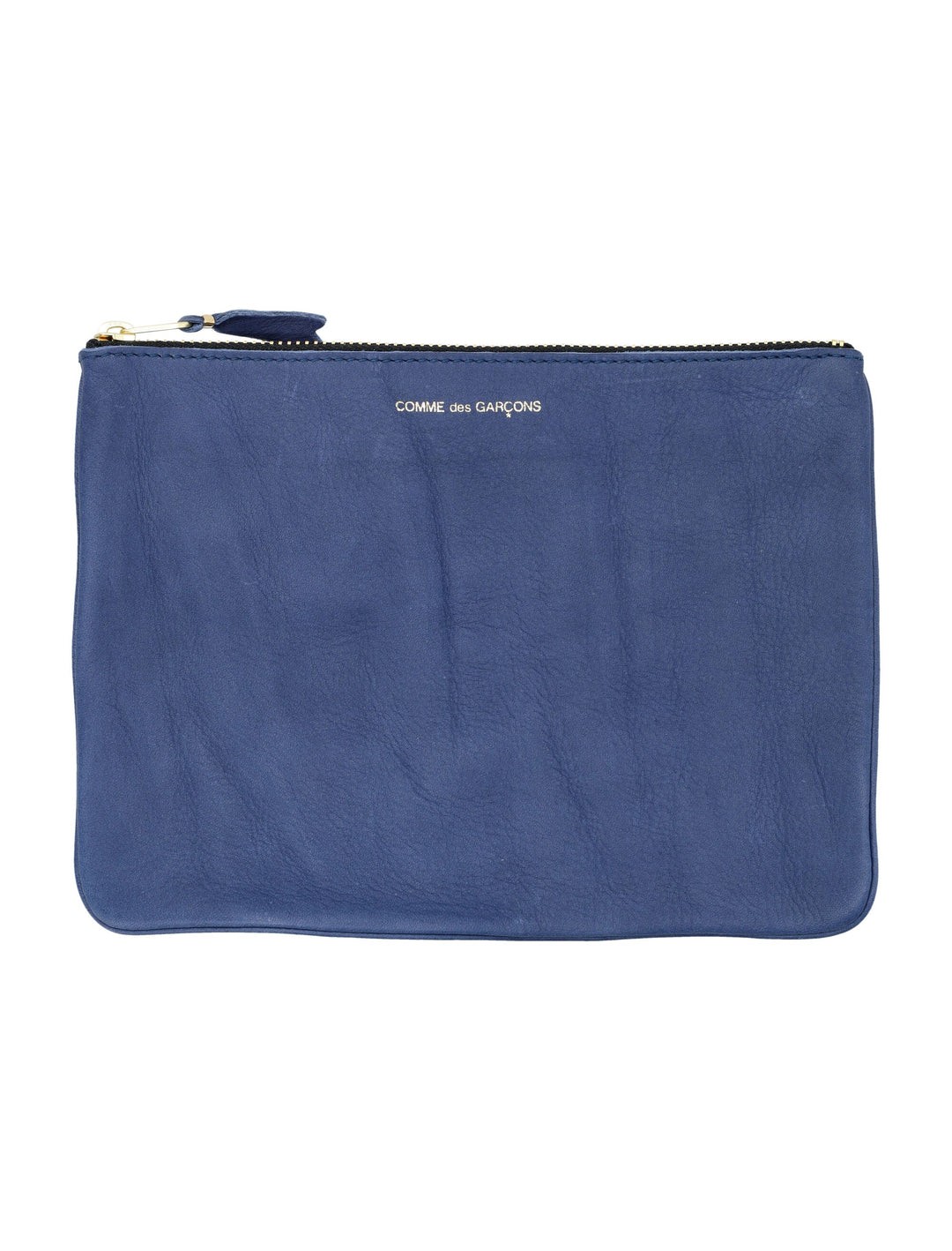 COMME DES GARÇONS WALLET Textured Leather Mini Pouch Handbag (16.5cm x 22cm)