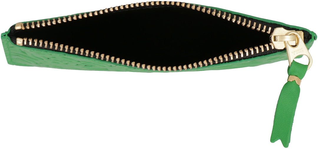 COMME DES GARÇONS WALLET Mini Leather Flat Pouch Handbag