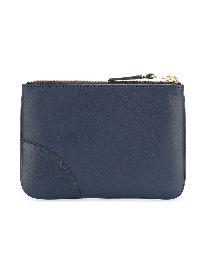 COMME DES GARÇONS WALLET Mini Leather Pouch Handbag with Logo Detail