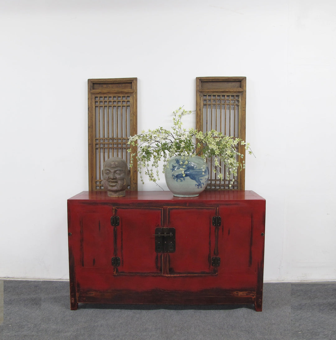 Red Gansu Sideboard