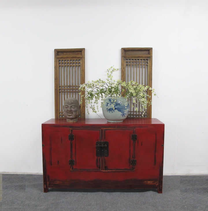Red Gansu Sideboard
