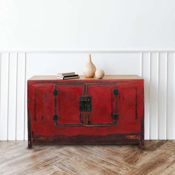Red Gansu Sideboard