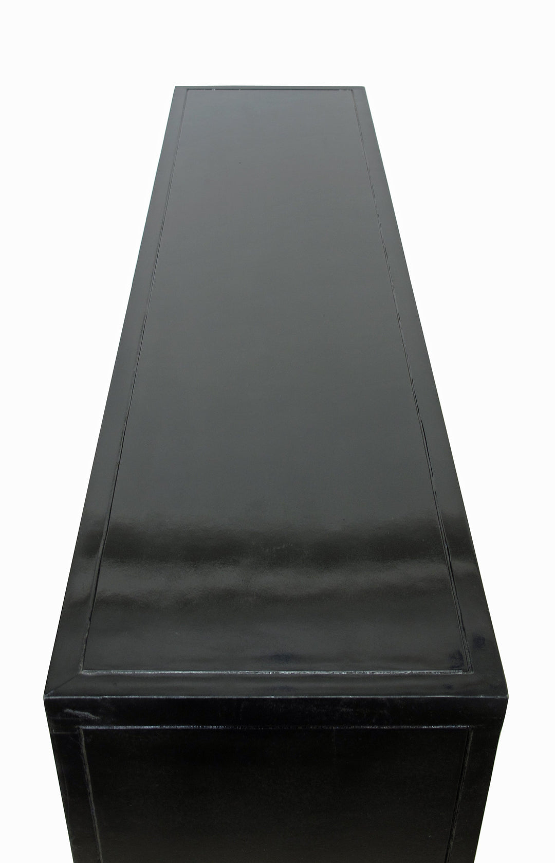 Black Lacquer Sideboard w 8 Drawers