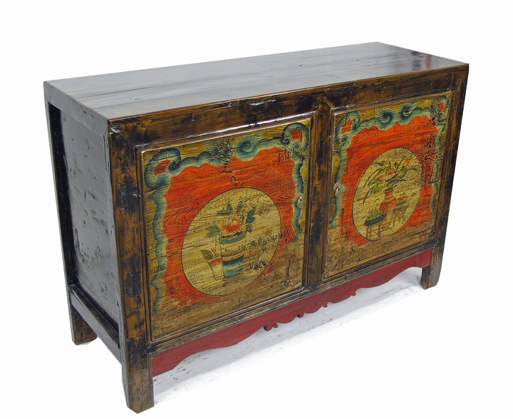 Hand Painted Mongolia Sideboard 1