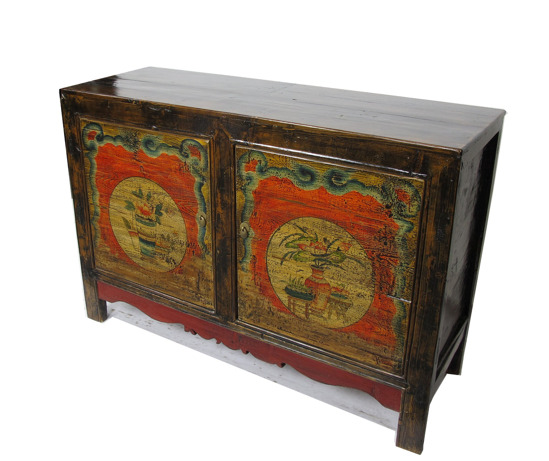 Hand Painted Mongolia Sideboard 1