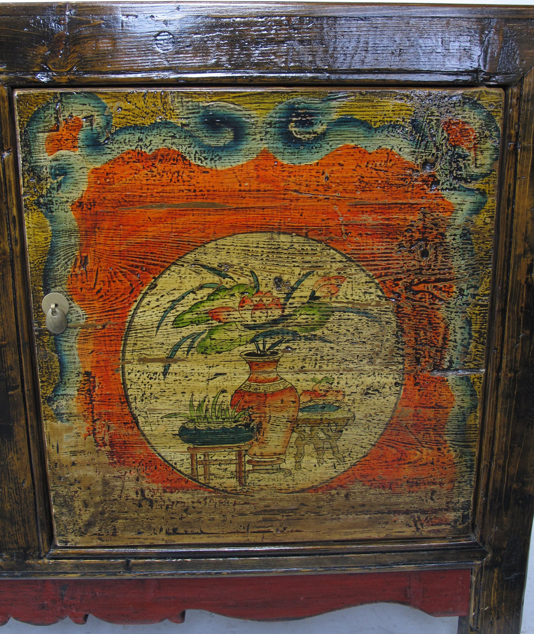 Hand Painted Mongolia Sideboard 1