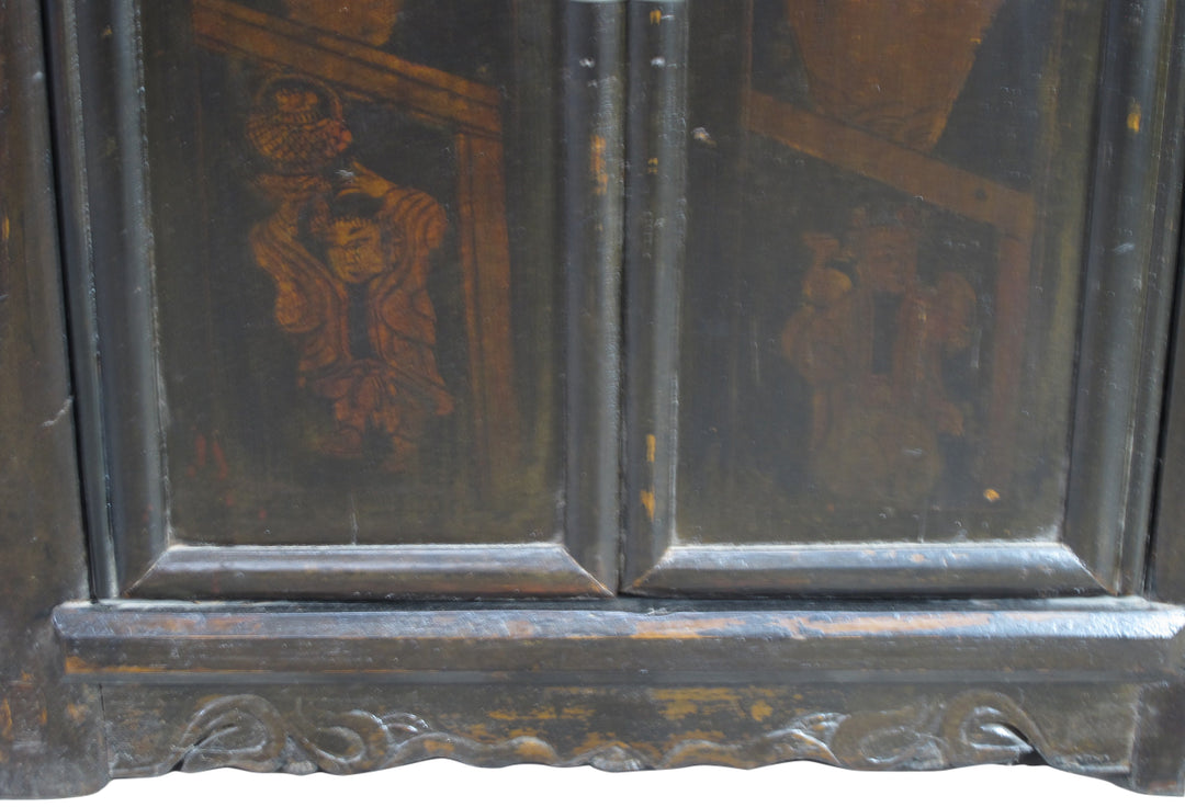 95" Long Large Antique Chinese Shanxi Sideboard