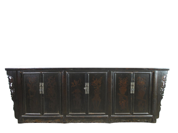 95" Long Large Antique Chinese Shanxi Sideboard