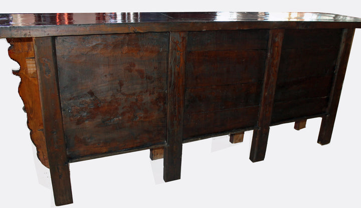 Hand Painted Antique Mongolia Sideboard