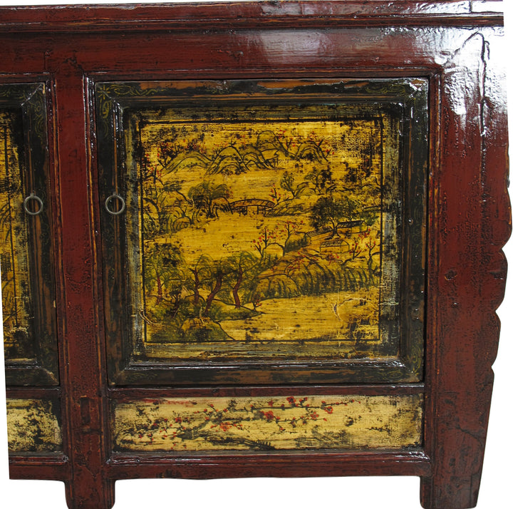 Later 19 Century 95" Long Mongolia Sideboard