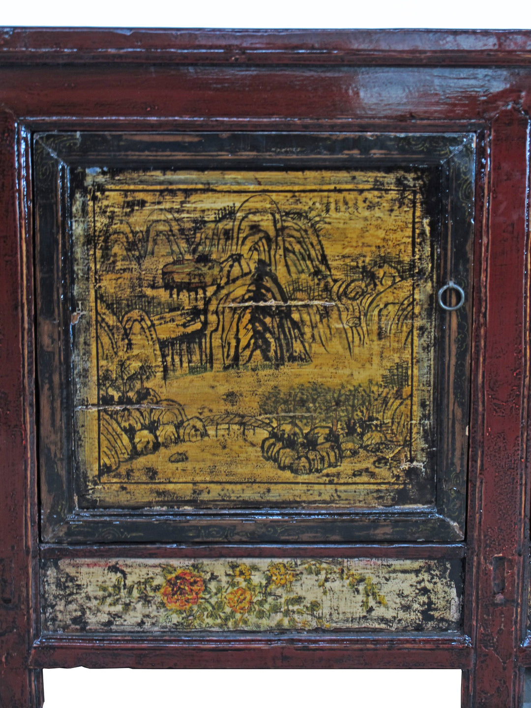 Later 19 Century 95" Long Mongolia Sideboard