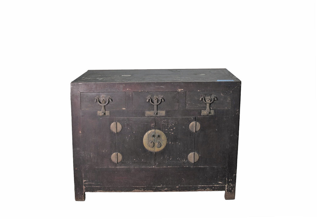 Dark Brown Antique Chinese Sideboard