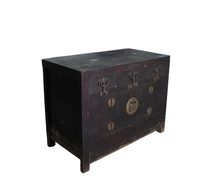Dark Brown Antique Chinese Sideboard