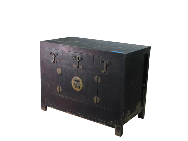 Dark Brown Antique Chinese Sideboard