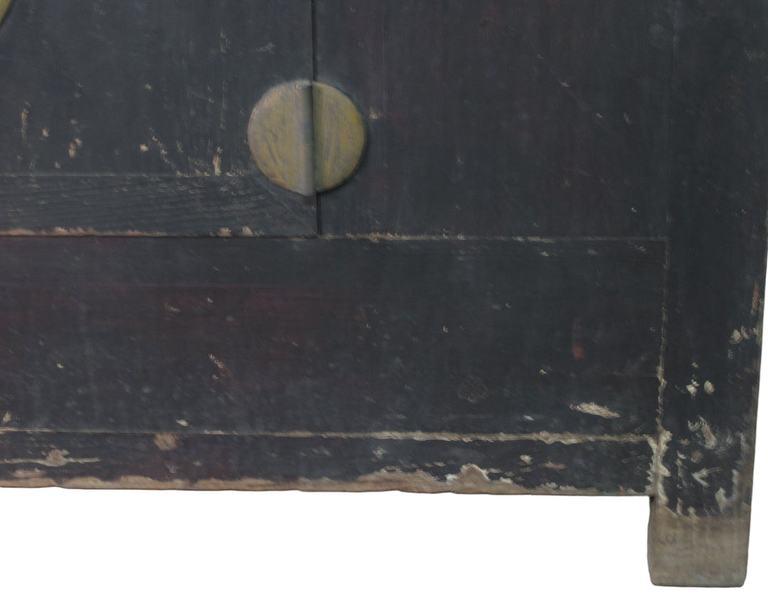 Dark Brown Antique Chinese Sideboard