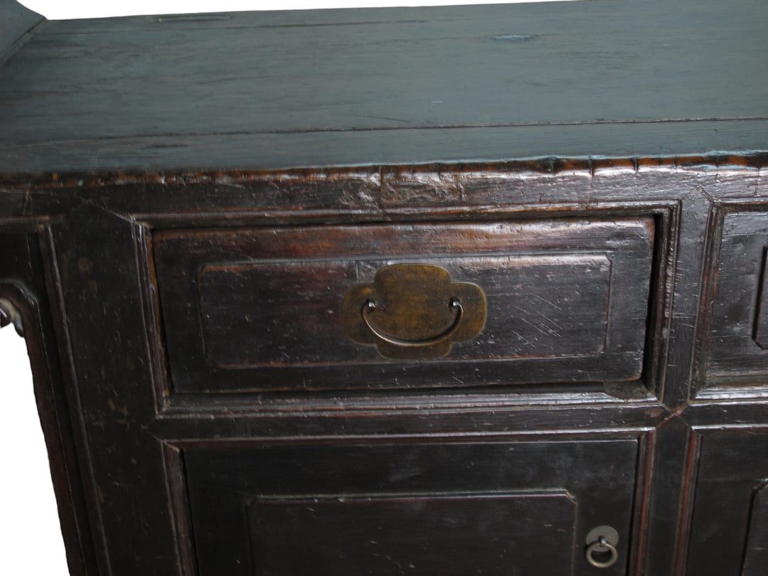 Antique Hand Carved Chinese Sideboard