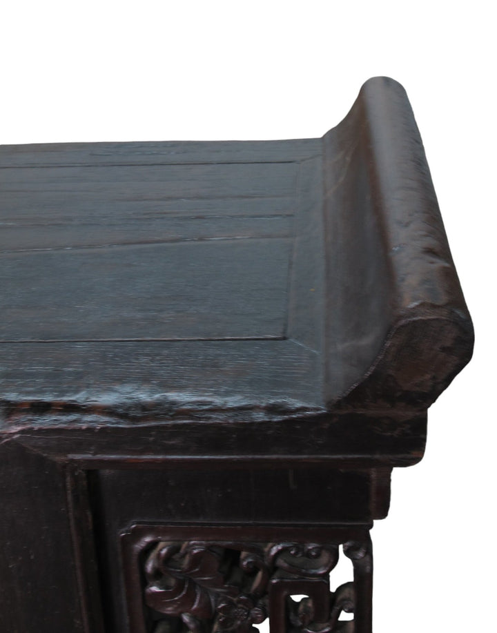 Antique Hand Carved Chinese Sideboard