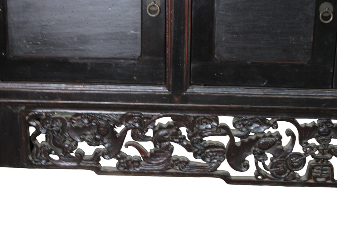 Antique Hand Carved Chinese Sideboard