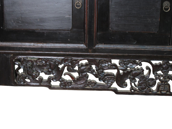 Antique Hand Carved Chinese Sideboard