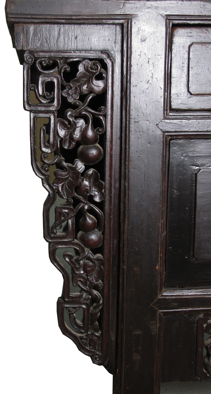 Antique Hand Carved Chinese Sideboard