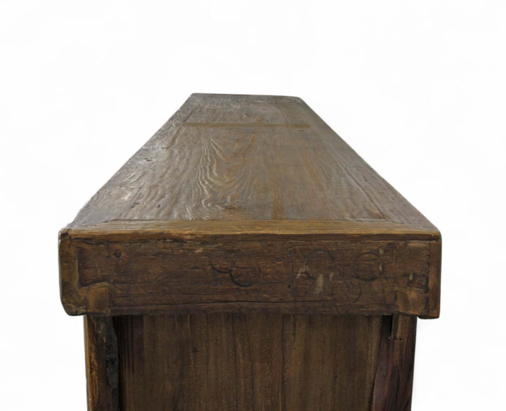 Z-Hand Painted 98" Inch Long Asian Buffet Sideboard