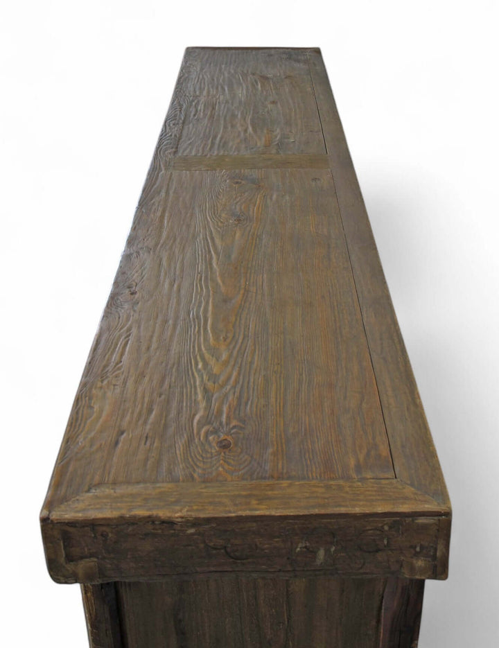 Z-Hand Painted 98" Inch Long Asian Buffet Sideboard