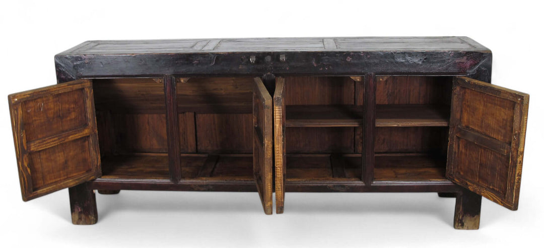 Hand Painted 4 Panel-Door Sideboard