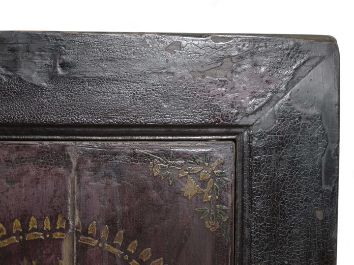 Hand Painted 4 Panel-Door Sideboard